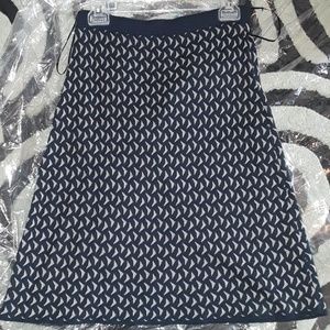 Navy Sweater A line Skirt